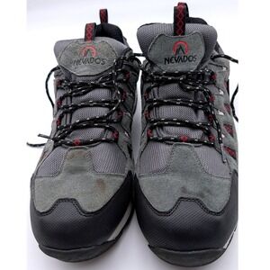 Nevados Iron WP Mens 13 W Waterproof Hiking Shoes Grey Black Low Top Sneakers